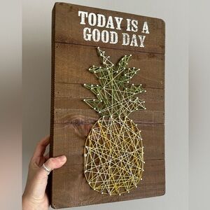 Pineapple string wall hanging decor